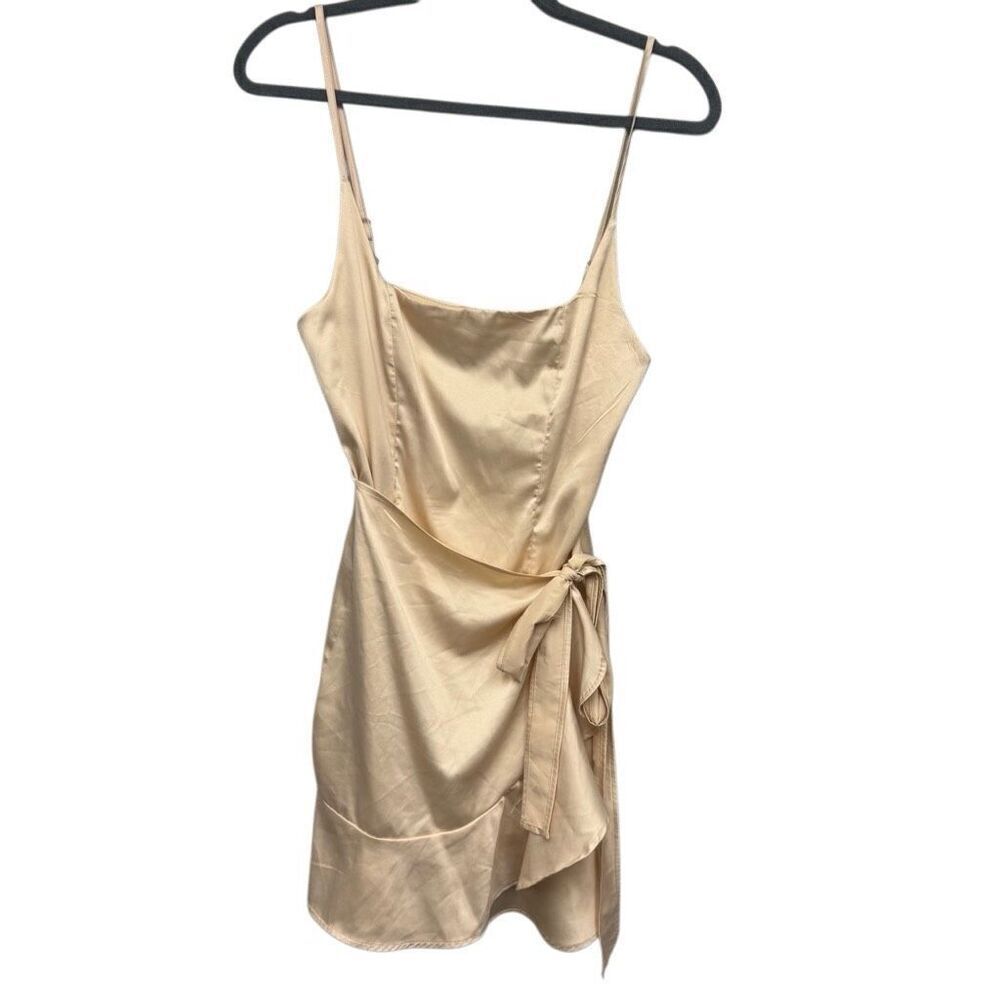 Princess Polly Champaign cottage hill mini dress size 2